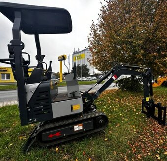minibagr, pásový bagr, malý bagr, bagřík - 7