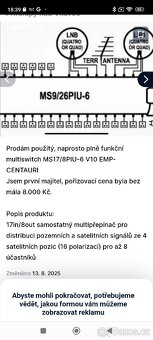 Tv a SAT rozdelovac - 7