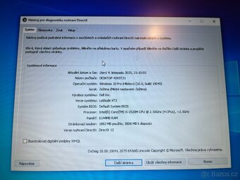 Prodám notebook Dell Latitude XT3 Series - 7