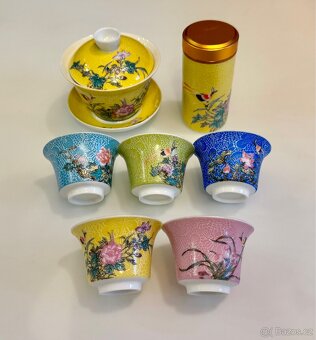Krásná nová čínská čajová porcelánová souprava - 7