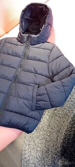 N.ová chlapecká zimní prošívaná bunda H&M vel.140 - 7