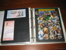 Sbírka bankovek USA a Čína = stav N - UNC. - 7