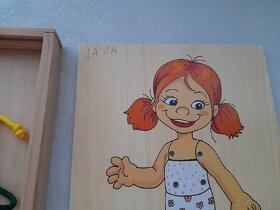 Dřevěné hračky. Rámeček na fotky.Plotýnka. - 7