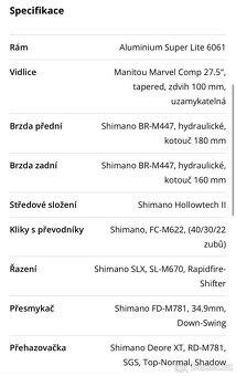 Prodam horske kolo BERGAMONT METRIC LTD 27.5 - 7