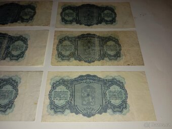 BANKOVKY 3 KČS 1961, RŮZNÉ SÉRIE, VŠE NEPERFOROVANÉ - 7