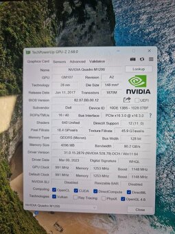 4K DOTYKOVÝ Dell Precision 5520, Core i7, 4GB nVidia GPU - 7