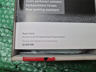 zadní parkovací asistent Škoda Rapid - 7