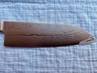 Japonský nůž Santoku - Damast 61.HRC - Nový - 7