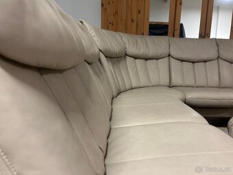KOŽENÁ SEDACÍ RELAXAČNÍ SOUPRAVA - 7