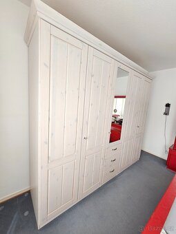 Skříň Musterring Celodřevená bílá - 7