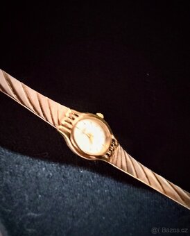 Elegantní dámské hodinky zlatá Quartz 22g - 7