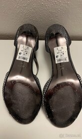 dámské třpytivé sandálky vel. 43 - 7
