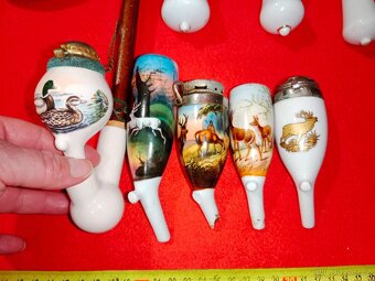 Fajfky porcelánové, Krakonoš, dřevěné atd. - 7