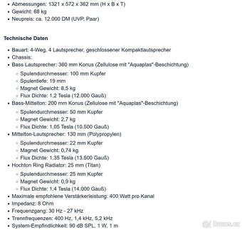 JBL 250Ti Classic Edition/ Dovoz v cene : Brno, Praha ,Olomo - 7