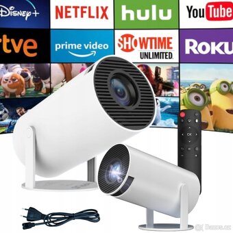 Projektor PRO 4K Android 11 bílý - 7