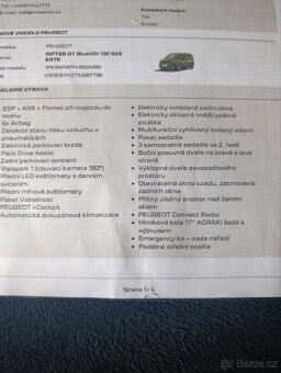 Peugeot rifter 1.5HDI Nový vůz - 7