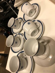 Retro stará kávová souprava Bohemia Made in Czechoslovakia - 7