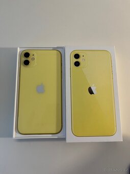 iphone 11 žlutý+kryty - 7
