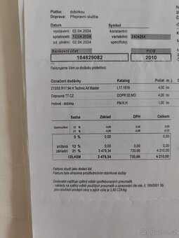 Prodám pneumatiky + disky - 7