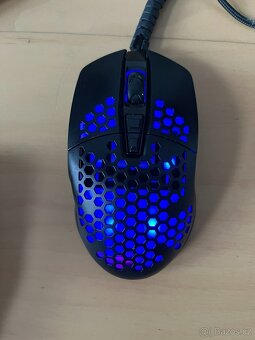 C-TECH Scarab Herní optická/7200 DPI/Černá Myš - 7