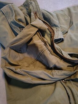 BUNDA PARKA M65 ALPHA INDUSTRIES OLIVE L/R V.Č. VLOŽKY - 7