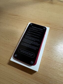 iPhone 13 mini RED 256 GB – jako nový, 100% baterie - 7