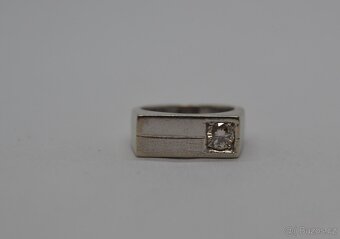 Zlatý prsten s briliantem 0.20 CT - 7