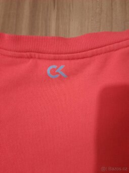 Červená mikina Calvin Klein,v.L, velmi dobry stav - 7