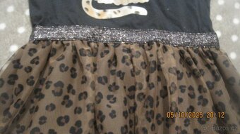 Dvě sukénky, TUTU, černá a neon oranžová - 7