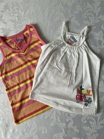 Nová dětská tílka a trička - mix velikostí - 100% bavlna - 7