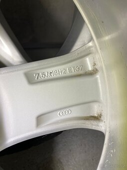Alu kola 5x112 R18 et 37. Originál Audi střed 66 - 7