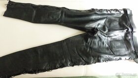 Prodám zánovní motorkářské kalhoty (Leather-Biker-Jeans) - 7