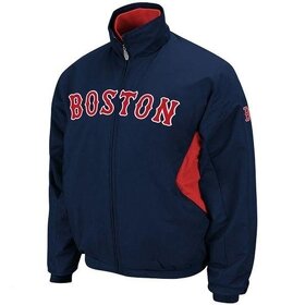Baseballová bunda Boston Red Sox Majestic Authentic Originál - 7