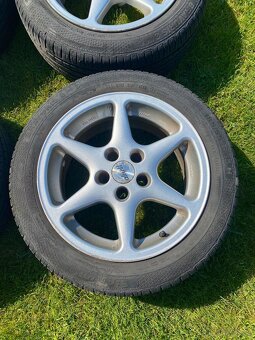 Alu kola Fabia 5x100, r 15, LETNÍ GUMY - 7