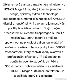 Honor magic litte 7 512gb - 7