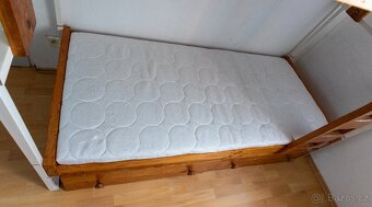 Dětská palanda masiv 180 x 80 + matrace Materasso - 7