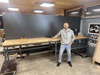 Dílenský pracovní stůl ponk Bizon 2950x700x890mm - 7