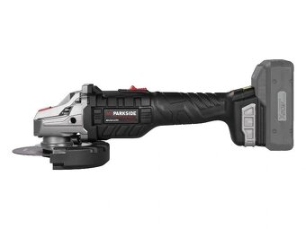 Aku úhlová bruska Parkside PWSAP 20-Li G7 - Nová - 7