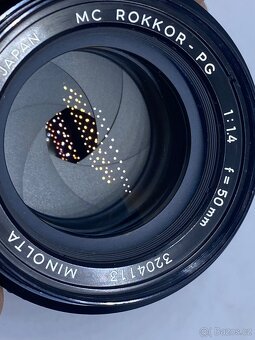 Minolta MC Rokkor-PG 50mm f/1.4 - 7