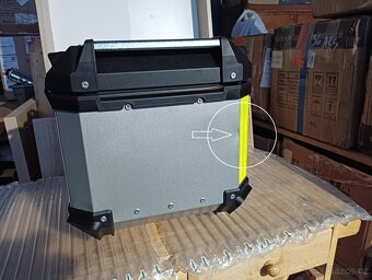 hliníkový TOPcase 36 l .. NOVÝ .. s plotnou - 7