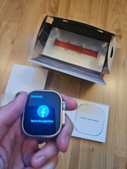 Apple Watch Ultra 49mm Titanium - 100% Funkční repliky - 7