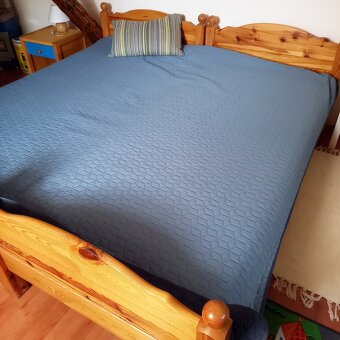 2 komplet lůžka 90 x 200 - cena za kus rám rošt matrace - 7