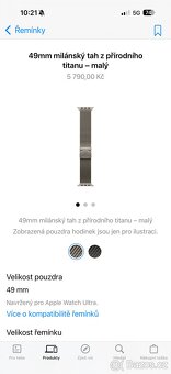 Apple Watch Ultra 2 - přírodní titan - 7