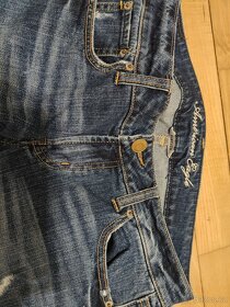 Modré dámské džíny American Eagle - 7
