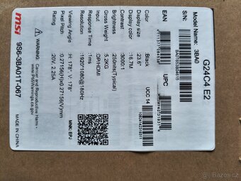 Prodám 23.6" MSI G24C4 E2 - 7