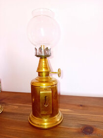 REZERVE - Prodám - Staré petrolejové lampy PIGEON LAMP - 7