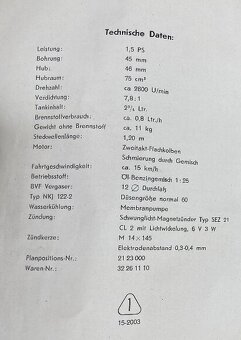 Boční přívěsný motor Tümmler SB 75 /1 na loďku nebo kánoe - 7
