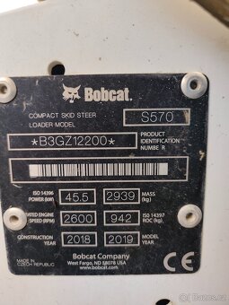 BOBCAT S570 smykový nakladač - 7