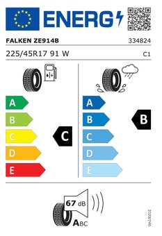 Sada 4 pneu léto - Falken ZIEX ZE914B EcoRun 225/40 R 18 92W - 7