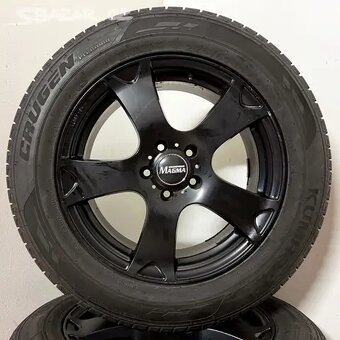 SSANGYONG KORANDO 5x112 R17 ET35+CELOROČNÍ 225/60R17 7/6mm - 7